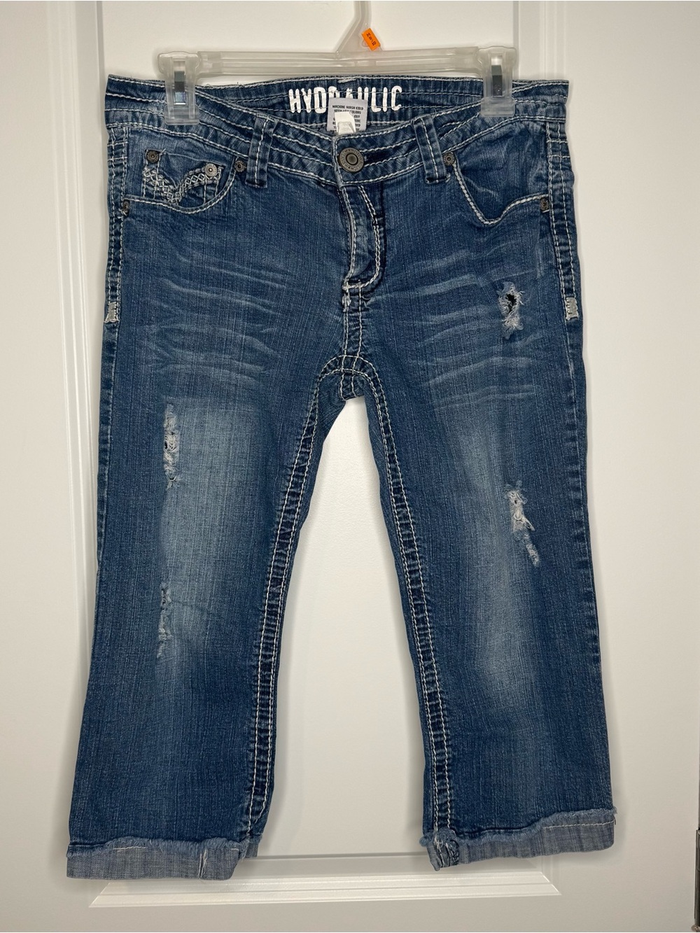 Hydraulic Women's Distressed Capri Jeans Size 9/10